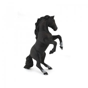 PAPO Black rearing horse