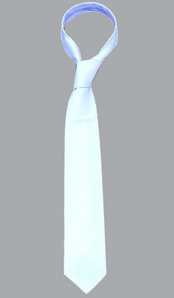Tie Contest White Cotton